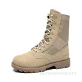 Herren Leder Militär Boot Combat Ankle Boots